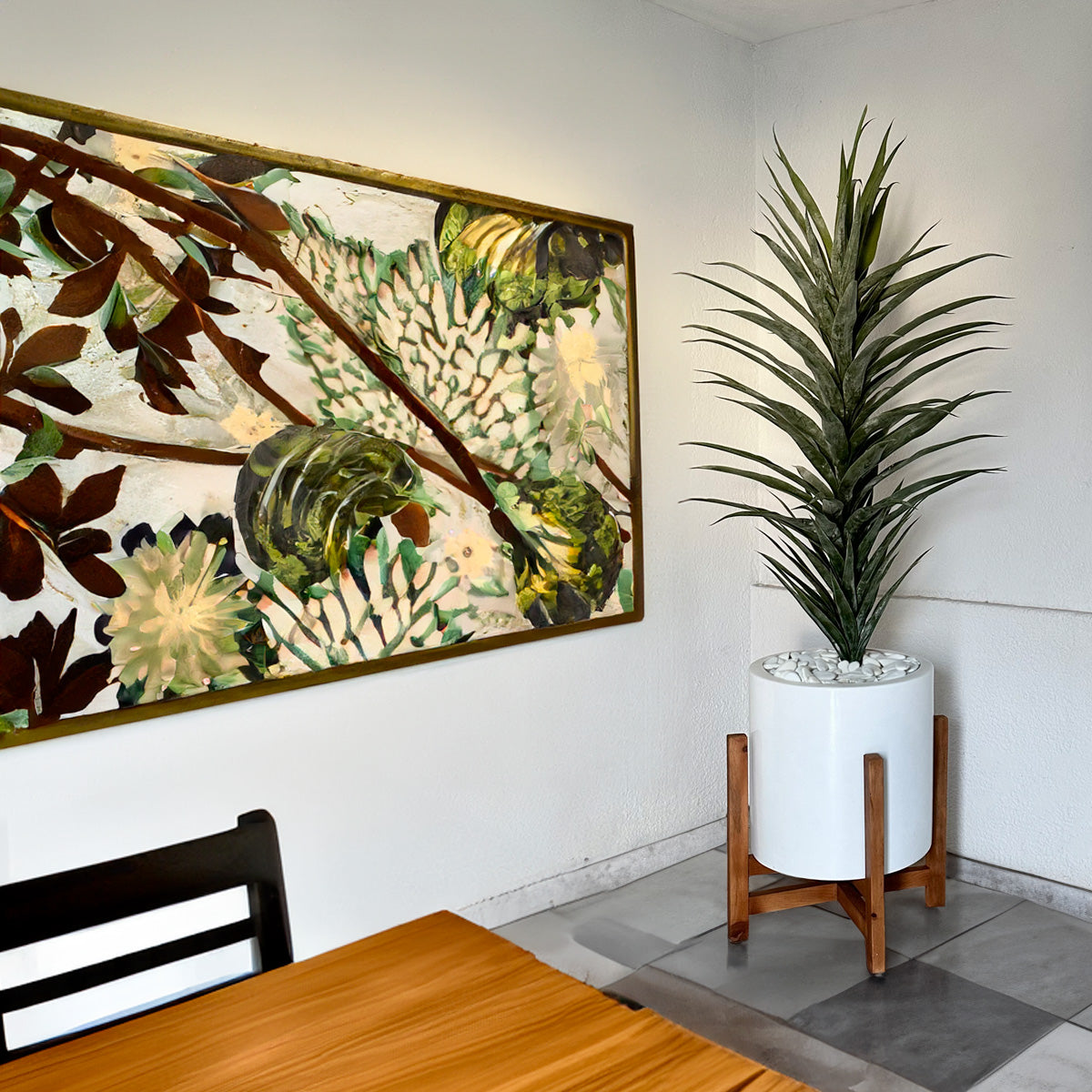 Maceta Jumbo con Maguey Artificial