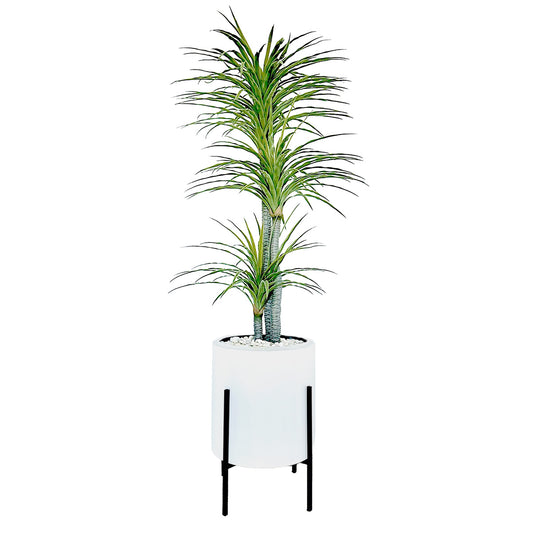 Maceta Jumbo con Dracena Artificial